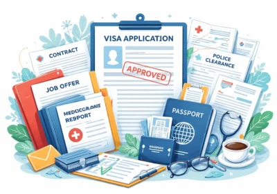 Work visa application essentials on display